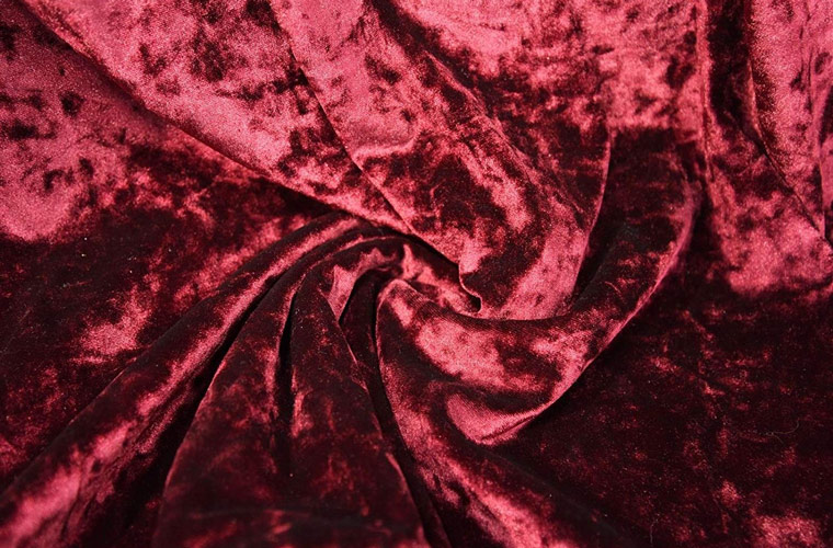 پارچه مخمل قرمز